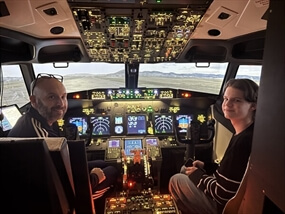 Customer Photo of 737 Flight Simulator Hampshire